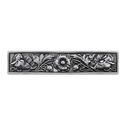 Inviting Home Inc. - Poppy Pull, Brilliant Pewter - Cabinet And Drawer Handle Pulls