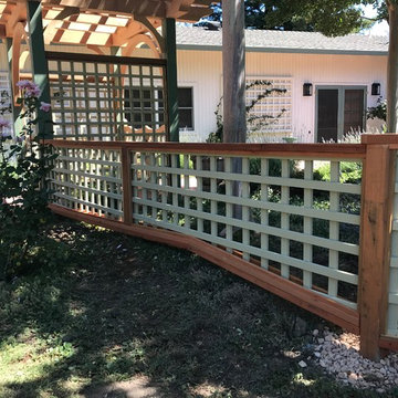 Entry Arbor, Gates, and Fence