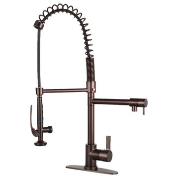 LS8505CTL Continental Single-Handle Pre-Rinse Kitchen Faucet, Oil Rubbed Bronze