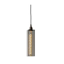 Smoked Glass Long Pendant Lights - Pendant Lighting