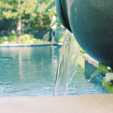Wildwood MO- Vanishing Edge Pool and Courtyard