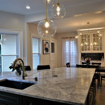 Black and White Village Kitchen