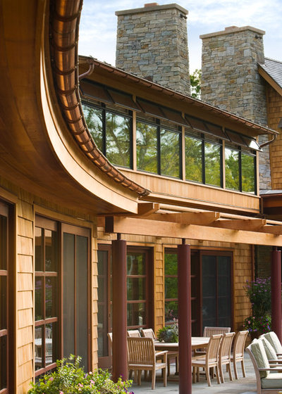 Rustic Exterior by TruexCullins Architecture + Interior Design