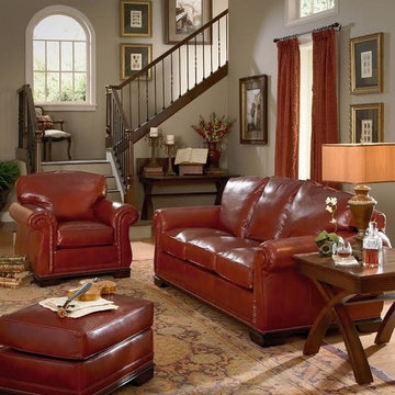 Leather Sofas & Leather Living Room Furniture Sets