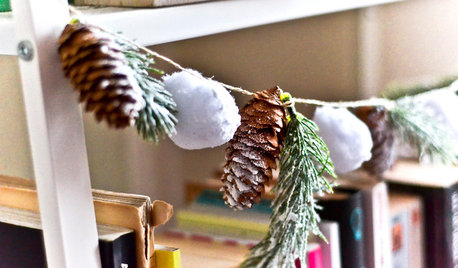 DIY : Une guirlande de Noël nature