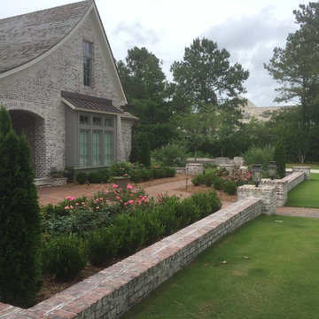 Formal Garden for Transitional Style Residence in Landfall