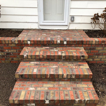 Brick Steps and Brick-paver walkway