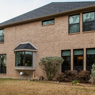 NT Window Thermal Break Aluminum Dark Windows
