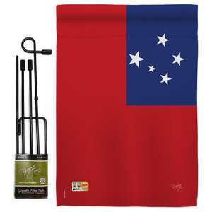 Usa Flags Of The World Nationality Garden Flag Set Modern Flags And Flagpoles By Breeze Decor