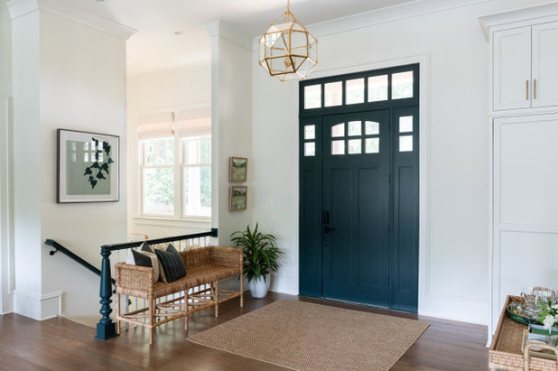 Transitional Entry by CoJo Interiors