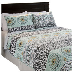 Contemporary Quilts And Quilt Sets by ShopLadder