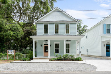 Arts and crafts exterior home photo in Charleston