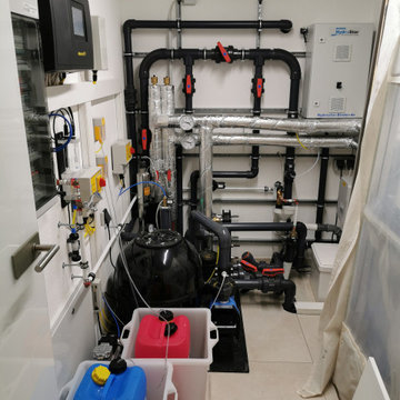 Hallenbad 6,00 x 3,00 x 1,50 m mit Ceramics Folienauskleidung