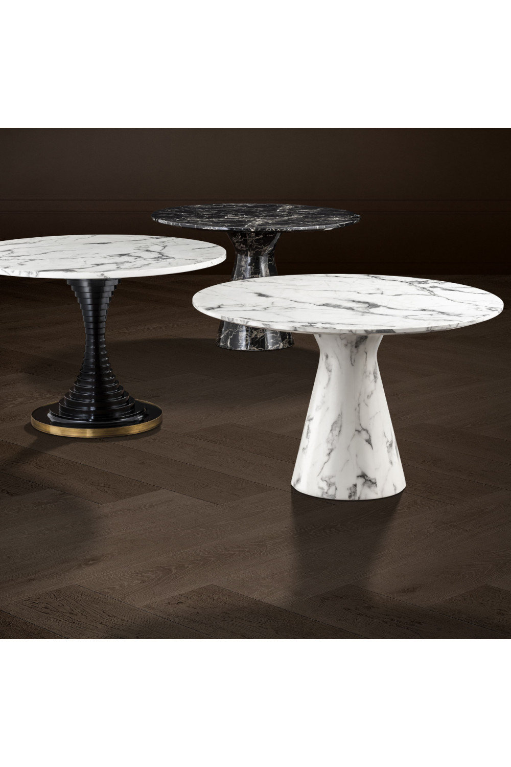 Round Faux Marble Dining Table | Eichholtz Turner
