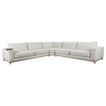 Donovan Upholstered Sectional in Sand