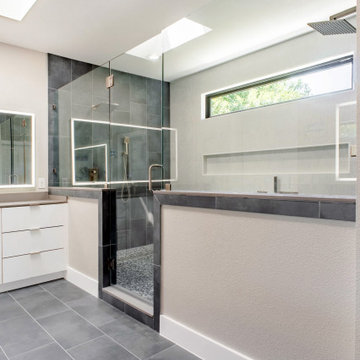 Contemporary Costal Master Bathroom Addition