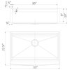 Wells Sinkware 3D Apron Undermount Single Bowl Stainless Steel Kitchen Sink