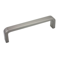 Cosmas - Cosmas 886-3.5SN Satin Nickel Cabinet Pull, 3-1/2" Hole Centers, Set of 5 - Cabinet And Drawer Handle Pulls