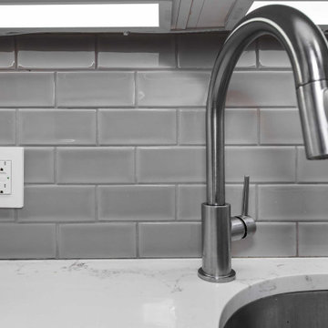 Classic Kitchen and Bath in Warm Taupe and Mocha