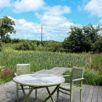 Decking and seating area
