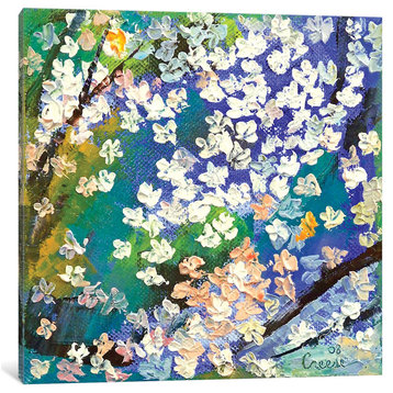 "Sakura Oil Painting" by Michael Creese, Canvas Print, 26x26"