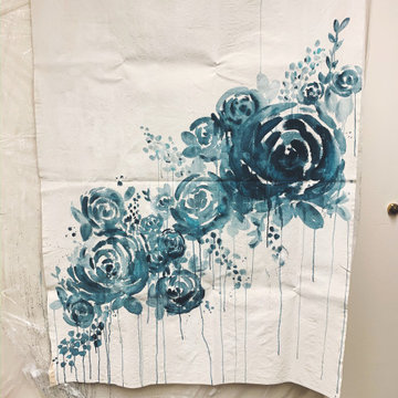 Floral mural