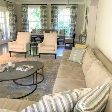 Living room remodel expanded view