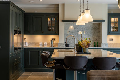 Design ideas for a contemporary kitchen in Sussex.