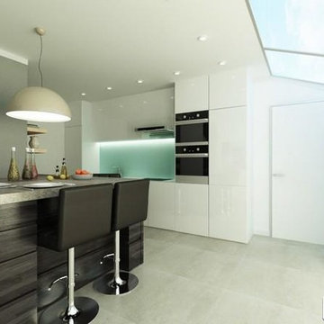 Interior of the residential house in Netherlands
