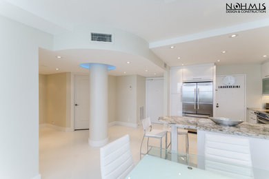 Mid-sized trendy home design photo in Miami