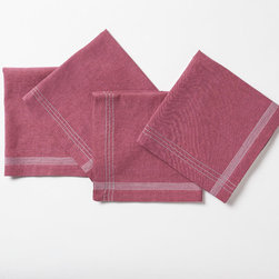 Simple Stitch Chambray Napkin - Set of 4 - Napkins