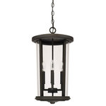 Capital Lighting - Capital Lighting Howell 4 Light Outdoor Hanging, Oiled Bronze - Part of the Howell Collection