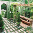 Mediterranean Backyard in Houston - Mediterranean - Landscape - Houston