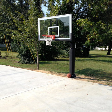 Rob D's Pro Dunk Platinum Basketball System on a 44x28 in Vincennes, IN