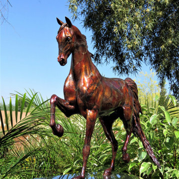 American Saddlebred Equine Bronze Sculpture
