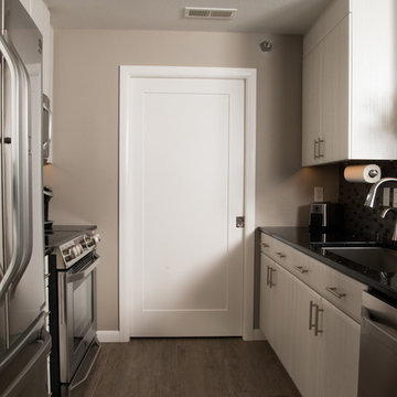 White & Gray Tones Kitchen