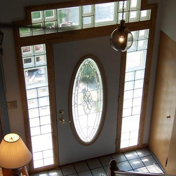 Entry Glass Block Designs