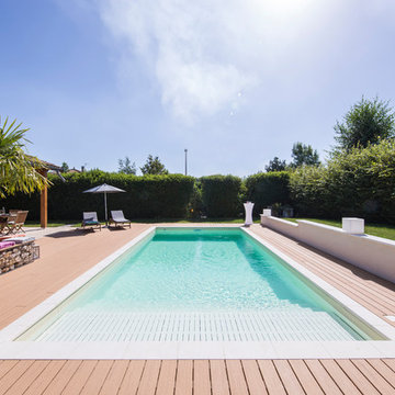Piscine 8 x 4 + aménagement et créations autour