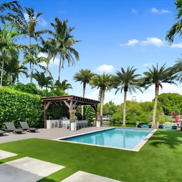 Miami Beach Luxury Trex Deck by South Florida's Premier Custom Deck Builder