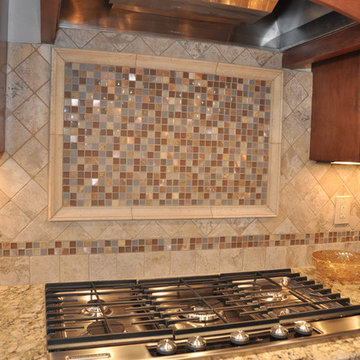 Eadon - kitchen, glass tile