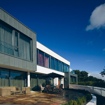 Modern split-level contemporary home