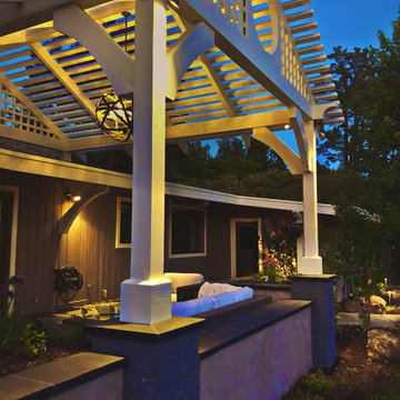 Lafeyette Hillside Arbor and Lighting