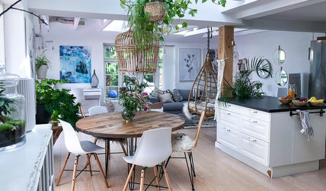 Houzz Tour: Konstnärens trähus är fullt av små oaser