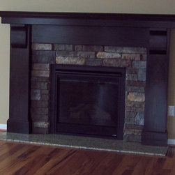Craftsman Style Fireplace - Indoor Fireplaces