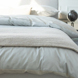 Duet Cotton Sateen Taupe/Grey - Bedding