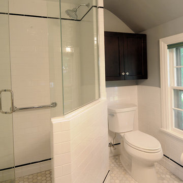 White Wall Tile add Charm to a Historic Home