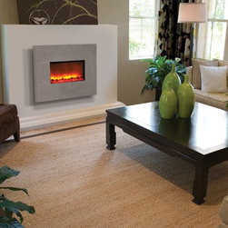 Amantii Wall Mount Electric Fireplace 38 - Indoor Fireplaces