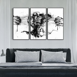 Drawing Restraints by Agnes Cecile - Multi Panel Art - Fine Art Prints