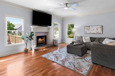 Living room - living room idea in Atlanta