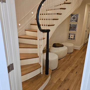 Project #131 | Three-Story Elliptical Staircase in Historic Home
